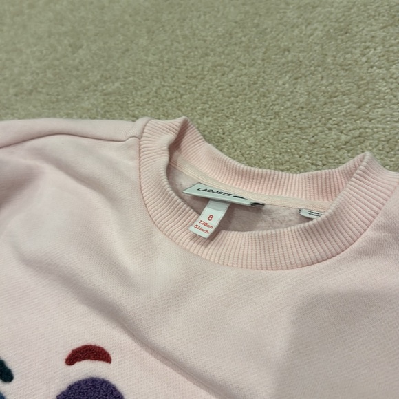 girls Lacoste sweatshirt - Picture 2 of 3